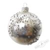 Holiday Classics / Ball "Silver Caprice", 8 cm, 6 pieces
