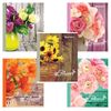 BRAUBERG / Notebook A5, 48 sh., Cage, sparkles, SOUL FLOWERS / 10 pcs.