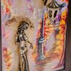 Золотая антилопа / Painting "Girl with an umbrella. Autumn"