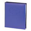 Photo album BRAUBERG 20 magnetic sheets, 23х28 cm, smooth skin, with rings, blue