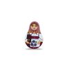 Шугозерская роспись / Shugozerskaya painting / Author's brooch - a tumbler with a magnetic clasp "Bright Blossom" with a spinning wheel