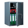 Safe office AIKO "TSN-65T", 650x435x360 mm, 28 kg, key lock, shelf, tradeser, attachment to the floor