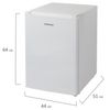 Geladeira SONNEN DF-1-08, câmara única, volume 70 l, freezer 4 l, 44x51x64 cm, branco