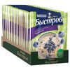BYSTROV / Oatmeal porridge, blueberries, 680 g (17 pcs. 40 g each), cardboard show box