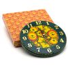 Промысел / Craft / Clock with Khokhloma painting, wall, 22x250
