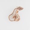 Brooch handmade "delicate Pear"