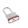 Padray lock, 65 mm wide, steel, chrome elongated arch d-11 mm, English, 3 keys, MATRIX