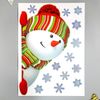 Decoretto Stickers "Big Snowman Peeking Out"