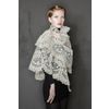 Снежинка / Snowflake / Women's lace drape with a pattern of large carved branches