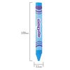 ЮНЛАНДИЯ / Wax pencils triangular thickened "UNLANDIC AT HOLIDAY", 12 COLOR SET