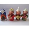 Ковровская глиняная игрушка / Set of thimbles "Magi bringing gifts"