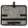 Imbus Key Set, 18 Pieces, MATRIX, HEX-TORX (Hex-Star), HEX1, 5-10 mm, T10-T50, CrV, Penalty