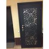 Metal doors.