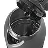 KETTLE BOSCH TWK7805, 1.7 litres, 2200w, closed heating element, stainless steel, black
