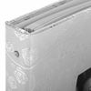 BRAUBERG wedding photo album, 20 magnetic sheets 30х32 cm, the cover is textured under the skin, rings, silver