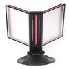 BRAUBERG / Demonstration system "SOLID" tabletop for 10 panels, with 10 color panels A4, black
