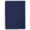 BRAUBERG / Notebook A5, 80 yaprak, "Metropolis", plastik spiral, kafes, plastik kapak, MAVİ / 12 adet.
