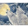 ВанГогВоМне / VanGogVoMne / Paint by number "Howling at the moon" 40x50 cm