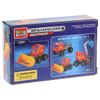 Город мастеров / Set di costruzioni metalliche 3in1: camion, escavatore, bulldozer