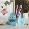 Сималенд / Organizer for stationery concrete "Blue marble"