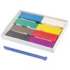 Plastilina classica BRAUBERG, 8 colori, 160 g, con pila, scatola di cartone