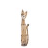 Decor and Gift / Wooden figurine "Cat" 80 cm