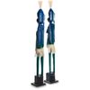 Decor and Gift / Wooden figurine "Asmat blue" 100 cm