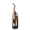 Decor and Gift / La estatuilla de madera de la "Pareja de elefantes" de 80 cm