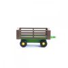 Pièce en bois "Trailer-cart" pour un jouet Tracteur bleu