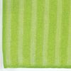 ЛАЙМА / Microfiber tile cloth, abrasive strips, double-sided, 30x30 cm, green