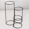 Доляна / Doliana / Flower stand "Cascade", d = 8.3cm., 18 × 17 × 22 cm, black