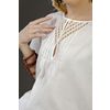 Снежинка / Snowflake / Women's blouse "Springs" with one-piece sleeves