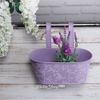 Kaemingk / Hanging planter for the Amalfi balcony 28 * 14 cm lilac, metal