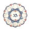 Гжельский Фарфоровый завод / Egg plate easter underglaze color painting