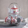 Доляна / Doliana / Tea set "First color", 13 items: teapot 1 l, 6 cups 210 ml, 6 saucers