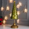 Сималенд / Souvenir "Green Christmas tree-cone with gold patterns and gold star"