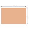 Corrugated cardboard sheet 1200x800 mm, grade T22, profile B