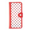 Clutch button combo mini Hearts red
