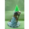 Ярославская майолика / Candlestick "Snowman with a Christmas tree"