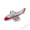 Holiday Classics / Christmas tree toy "Airplane red-silver", 6 pieces