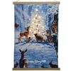 Kaemingk / Illuminated painting Christmas in a forest fairy tale 82 * 55 cm, on canvas, battery operated