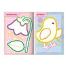 Coloring book A5, 8 sheets, HATBER, First drawings, with colored contour, "Fish"