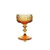 Гусевской Хрустальный завод / Crystal vase for cream "Gourmet" amber