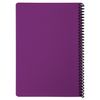 BRAUBERG / Notebook A5, 80 sheets, "Metropolis", plastic spiral, cage, plastic cover, PURPLE / 12 pcs.