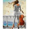 ВанГогВоМне / VanGogVoMne / Paint by number "Girl and cello" 40x50 cm