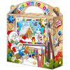 New Year's gift "Samodelkin" portfolio, set of sweets 900g. + set of pencils