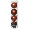 Kaemingk / Set palline vetro 10 cm terra brown mix, 4 pz