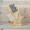 Wooden toy puzzle "Bears on tree"