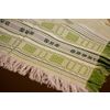 Тканые узоры / Tablecloth "Summer red", embroidery color: red, green, beige, 220x134