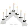 Kaemingk / Slide lamp Christian 40 * 30 cm white, 7 electric candles discounted